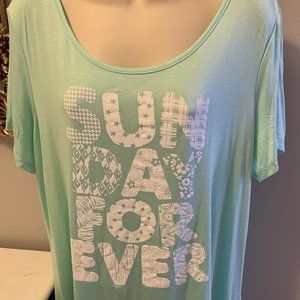 NWT "Sunday Forever" Top by Fred David